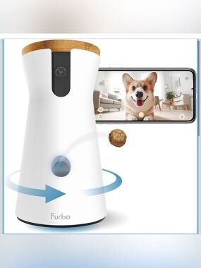 NWT Furbo 360° Dog Camera Treat Dispenser – New In Box